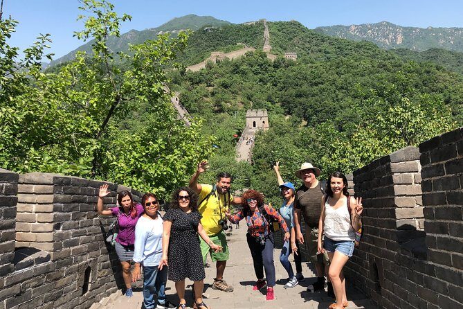 3-Day Private Beijing Sightseeing Tour with Peking Duck, Hot Pot plus Optional Show - Day 1 food and timing: lunch included, then more icons