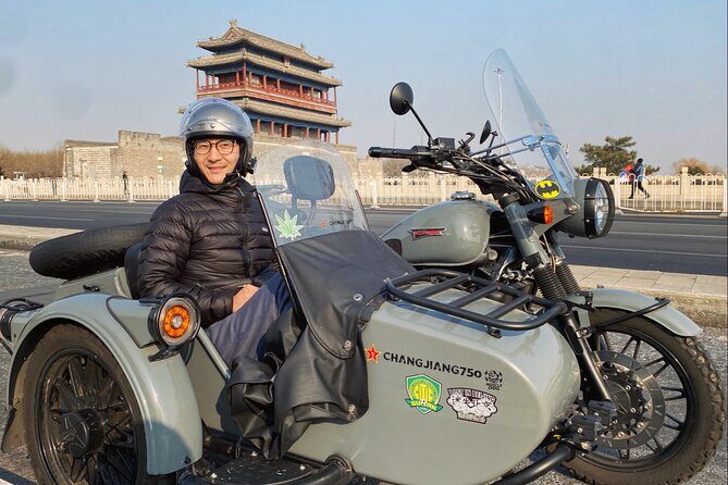 4 Hours Private Discover Beijing Tour by Sidecar - Comfort kit details: helmets, raincoats, water, and phone charging