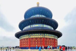 Beiing private tour Mutianyu Great Wall tour City tour VIP tour - Jingshan Park: Quick climb, big Forbidden City viewpoint