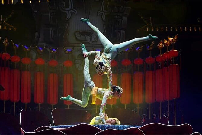 Beijing Acrobatic Show in Red Theater with Guide and Transfer - Inside the show: acrobatics, music, and soft-body control