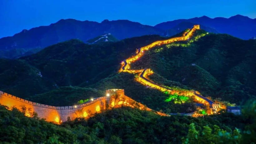 Beijing：Badaling Night Great Wall Ticket, Tour & Show - Light show at 7:20 PM: how to plan your timing