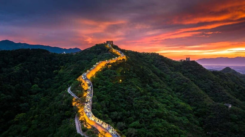 Beijing：Badaling Night Great Wall Ticket, Tour & Show - Your three options: ticket-only, night bus, or private transport