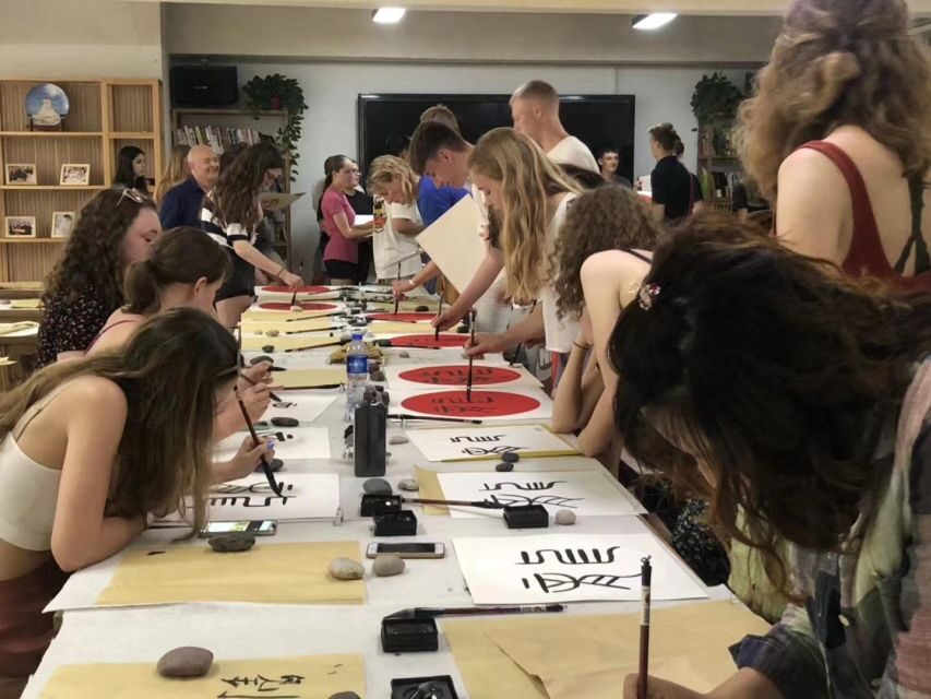 Beijing Calligraphy Class - Tools you use: brush, ink stone, and rice paper