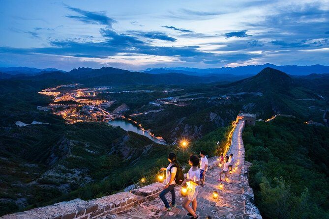 Beijing Mutianyu Great Wall Tour with Night View of Simatai and Gubei Water Town - Gubei Water Town after dark: a well-timed finish
