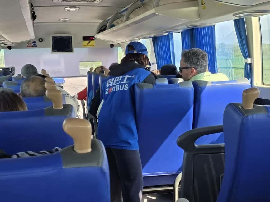 Beijing: Mutianyu Gt Wall Trip, Depart 8-10am Bus w/ Tickets - The shuttle inside the park: small detail, big relief
