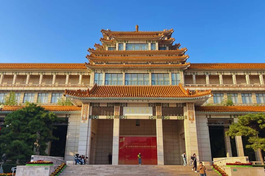 Beijing: National Art Museum of China Entry Reservation - The self-paced museum loop: modern work, then ink traditions