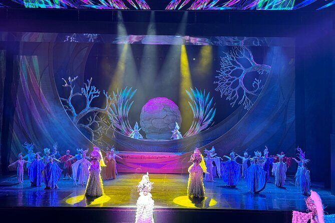 Beijing Night Golden Mask Dynasty Show Ticket with Guide and Pickup - The stage effects: The part that feels like a movie
