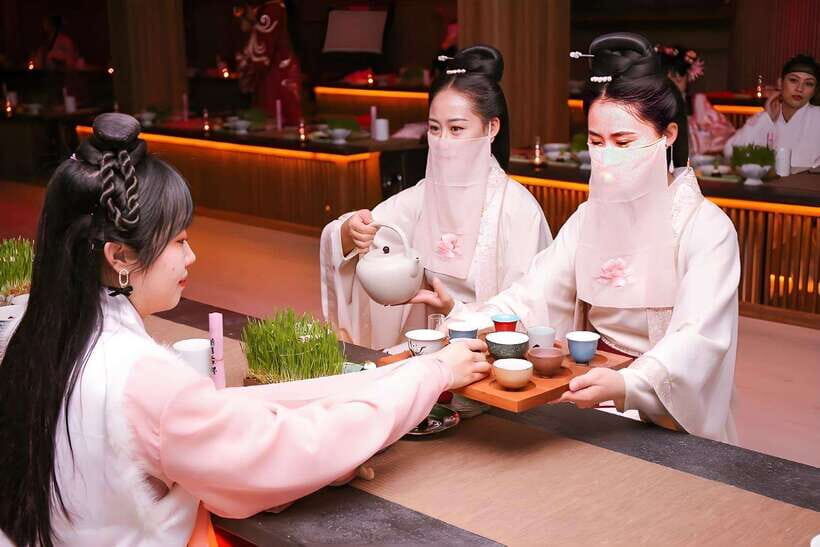 Beijing Royal Dinning Experience with cultural performance - The Menu: Appetizers, Desserts, Tea, Meaningful Wine, and a Sea-Cucumber Showpiece