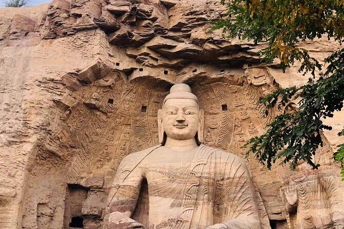 Beijing to Datong See YunGang Cave, Hanging Temple (Bullet Train) - Xuankong Si (Hanging Temple): the cliffside structure that feels like a dare