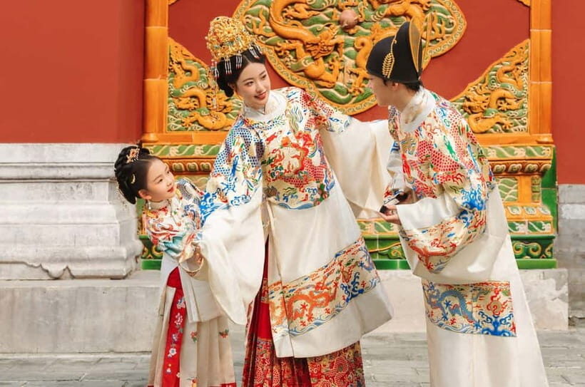 Beijing Traditional Hanfu Experience & Photoshoot for Groups - Choosing Your Hanfu Look and Getting Hair/Makeup Right