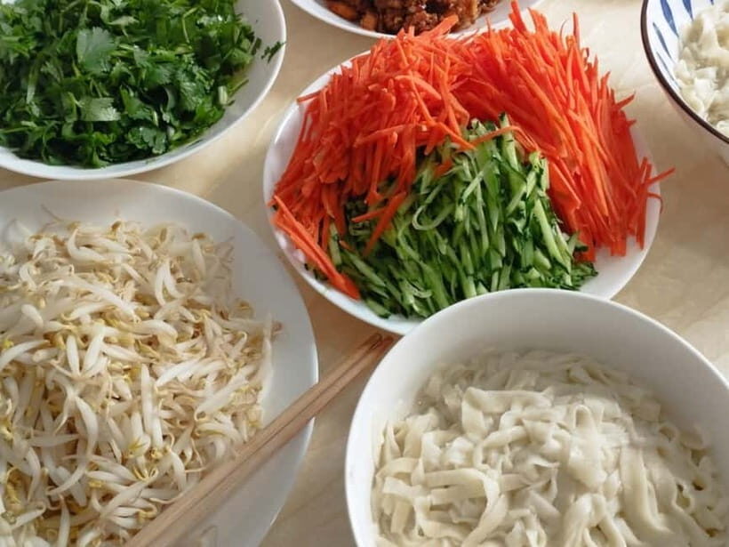 Beijing: Vegan Home Cooking & Local Market Tour with Sanxia - Tea Ceremony and Vegan Dim Sum: The Table Culture Part