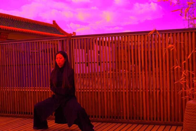 Chinese Kungfu class in old temple beside Forbidden Ci - Shaolin Principles and Practical Self-Defense Moves