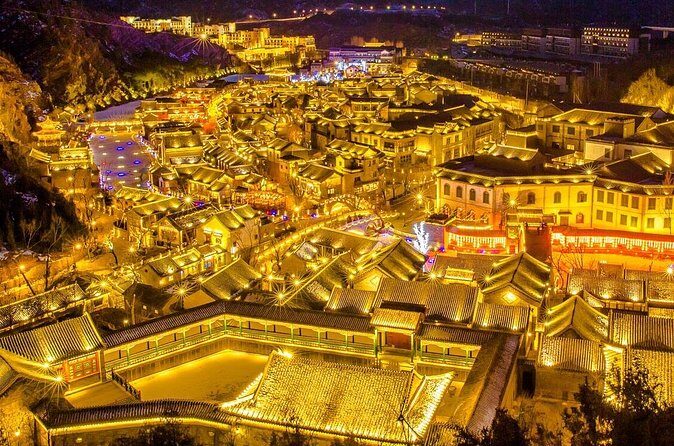 Jinshanling Private Tour with Night View of Simatai and Gubei Water Town from Beijing - Simatai Great Wall at night: cable car comfort and photo-friendly light