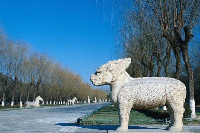 Ming Tombs Sacred Way & Underground Palace & Water Wall P Tour - Ming Tombs Sacred Way: the Spirit Way in full statue mode