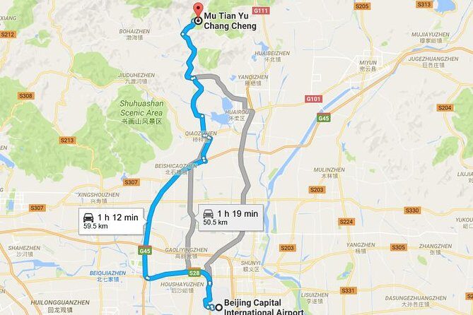 MuTianYu Great Wall and Forbidden City Day Trip by Licensed Cab - Picking up in Beijing: from hotels, Airbnb, PEK, or trains