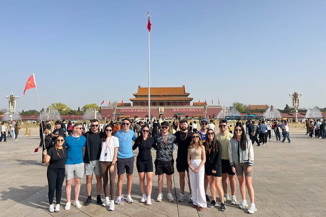 Tiananmen Square Entry Reservation Ticket - Entering the square: passport scan, timed window, and security screening