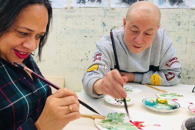 Water Color Class in Beijing - Your One-of-a-Kind Souvenir: The Fan You Actually Made
